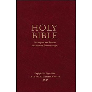 Beispielbild fr Holy Bible (Burgundy) / the Complete New Testament and Select Old Testament Passages (Simplified and Easy to Read / The New Authorized Version) zum Verkauf von ThriftBooks-Atlanta