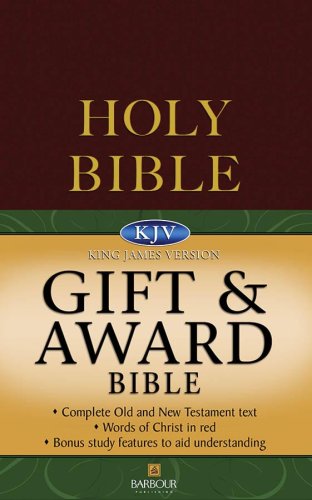 Beispielbild fr KJV Gift & Award Bible - Burgundy (King James Bible) zum Verkauf von Wonder Book