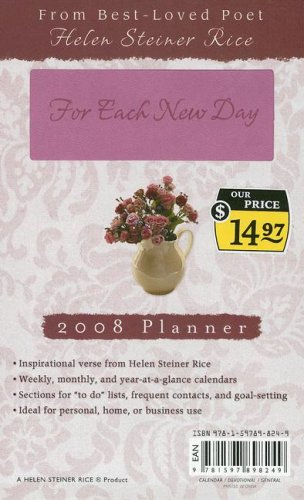 For Each New Day Planner (Helen Steiner Rice Collection) (9781597898249) by Rice, Helen Steiner