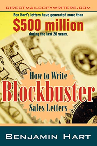 Stock image for How to Write Blockbuster Sales Letters for sale by Your Online Bookstore