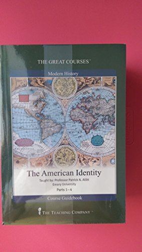 The American Identity Part 1 (9781598030198) by Allitt, Professor Patrick N.