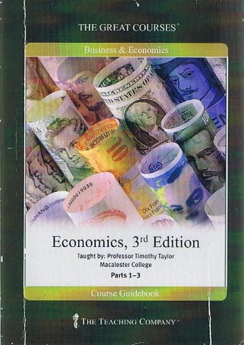 Imagen de archivo de The Great Courses - Economics 3rd Edition a la venta por Orion Tech