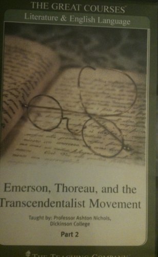9781598032413: Emerson Thoreau, and the Transcendentalist Movement (The Great Courses)
