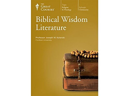 Beispielbild fr The Great Courses: Biblical Wisdom Literature zum Verkauf von Wonder Book