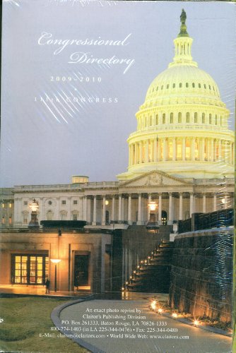 Imagen de archivo de Official Congressional Directory, 2009-2010: 111th Congress : Convened January 6, 2009 a la venta por POQUETTE'S BOOKS