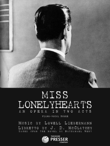 Stock image for Lowell Liebermann Miss LonelyheartsGesang und Klavier : Vokalpartitur for sale by AHA-BUCH GmbH