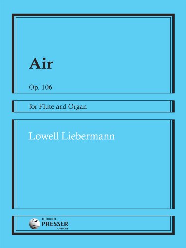 Imagen de archivo de Air, Op.106 for Flute and Organ - Sheet Music a la venta por G3 Books
