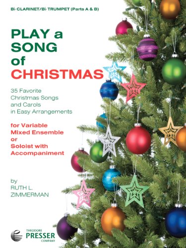 Beispielbild fr Play A Song Of Christmas - 35 Favorite Christmas Songs and Carols In Easy Arrangements (Clarinet and Trumpet Book) zum Verkauf von ThriftBooks-Dallas