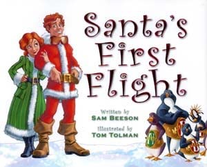 Beispielbild fr Santas First Flight zum Verkauf von KuleliBooks