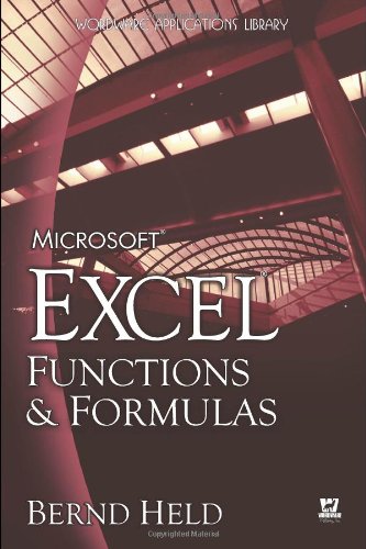 Beispielbild fr Microsoft Excel Functions & Formulas (Wordware Applications Library) zum Verkauf von HPB-Red