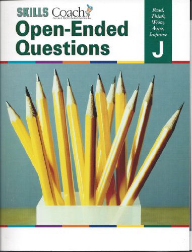 Stock image for Skills Coach Open-Ended Questions Level J for sale by Booksavers of MD