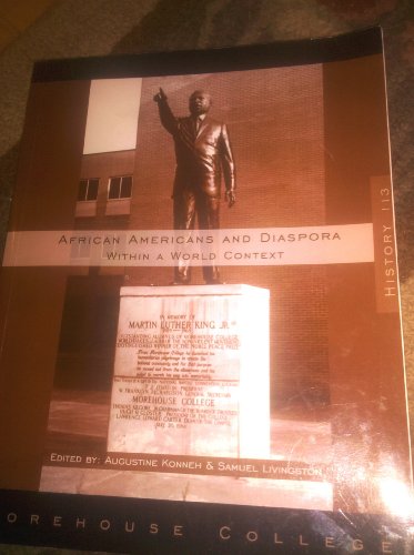 9781598301298: African Americans and Diaspora Within a World Context - History 113