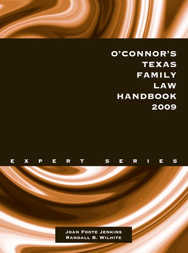 Beispielbild fr O'Connor's Texas Family Law Handbook 2009 zum Verkauf von ThriftBooks-Dallas