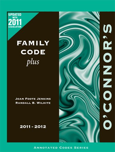 Beispielbild fr O'Connor's Family Code Plus 2011-2012 zum Verkauf von HPB-Red