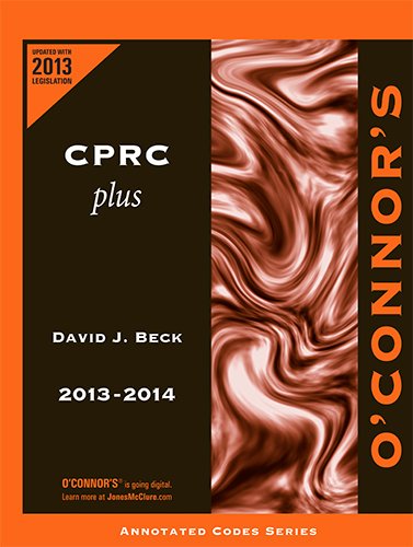 Imagen de archivo de O'Connor's CPRC Plus 2013-2014 a la venta por HPB-Red