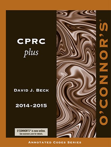 Stock image for O'Connor's CPRC Plus 2014-2015 for sale by HPB-Red