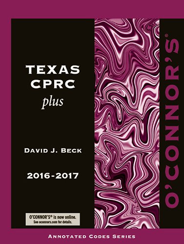 Imagen de archivo de O'Connor's Texas CPRC Plus 2016-2017 a la venta por Half Price Books Inc.