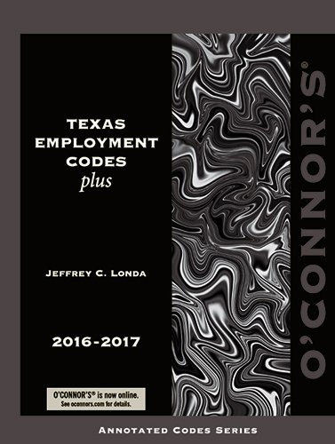 Stock image for O'Connor's Texas Employment Codes Plus 2016-2017 for sale by HPB-Red