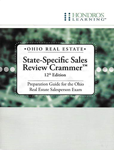 Stock image for Ohio Real Estate State-Specific Sales Review Crammer: Preparation Guide for the Ohio Real Estate Salesperson Exam for sale by HPB-Red