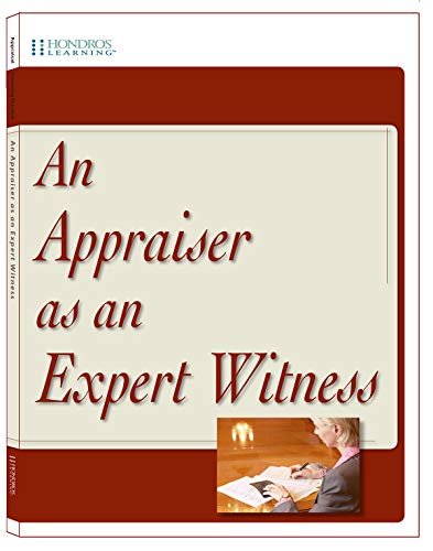 Stock image for An Appraiser as an Expert Witness for sale by Better World Books