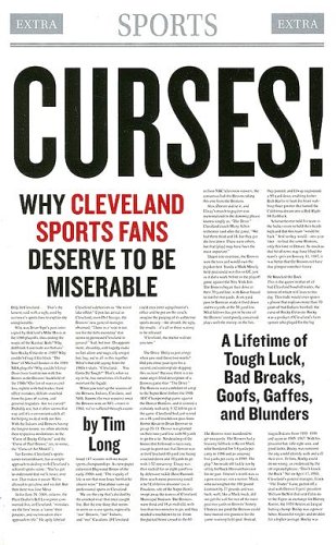 Imagen de archivo de Curses! Why Cleveland Sports Fans Deserve to Be Miserable: A Lifetime of Tough Luck, Bad Breaks, Goofs, Gaffes, and Blunders a la venta por Wonder Book