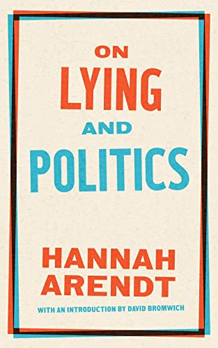 Beispielbild fr On Lying and Politics: A Library of America Special Publication zum Verkauf von Wonder Book