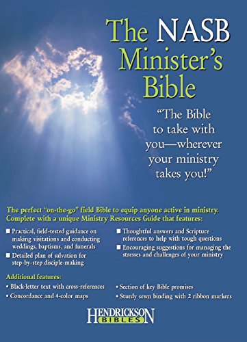 9781598560060: Nasb Ministers Bible Black