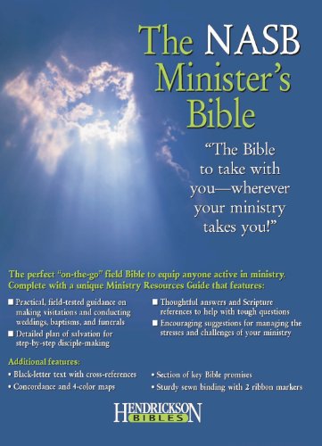 9781598560077: NASB Minister's Bible, Burgundy