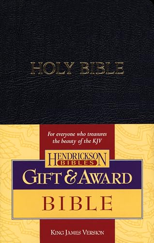 9781598560206: KJV Gift & Award Bible: King James Version, Black, Imitation Leather, Gift & Award