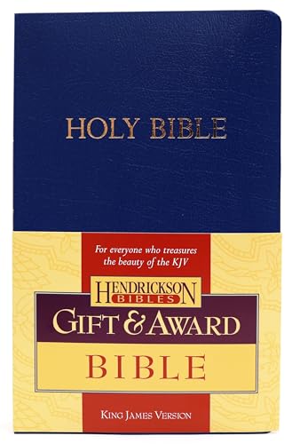 9781598560237: Kjv Gift Award Bible Blue: King James Version, Blue, Imitation Leather, Gift & Award