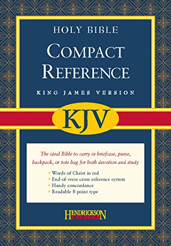 Beispielbild fr Compact Reference Bible-KJV-Magnetic Closure zum Verkauf von Mispah books