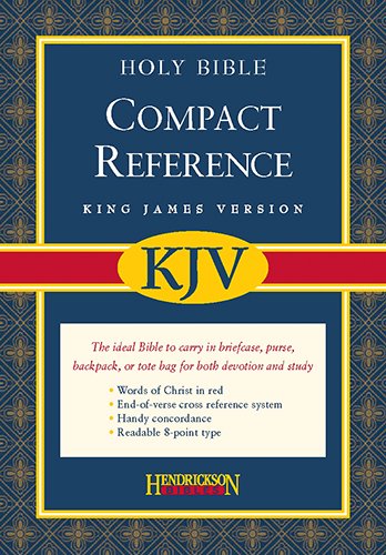 Beispielbild fr KJV Large Print Compact Reference Bible (Imitation Leather) zum Verkauf von Project HOME Books