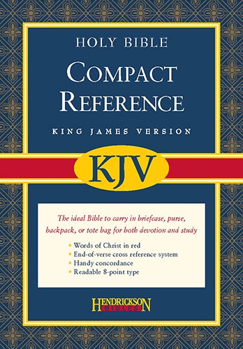 Imagen de archivo de KJV Large Print Compact Reference Bible (Imitation Leather) a la venta por Project HOME Books