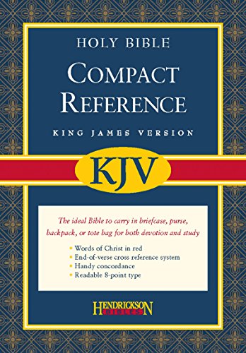 9781598561258: The Holy Bible: King James Version, Black Bonded Leather, Compact Reference Bible With Snap Flap