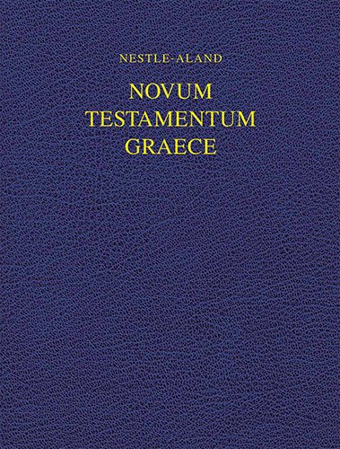 Imagen de archivo de Nestle-Aland Novum Testamentum Graece: Wide Margin (Greek Edition) a la venta por HPB-Movies