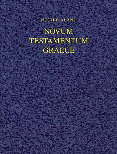 Stock image for Nestle-Aland Novum Testamentum Graece: Wide Margin (Greek Edition) for sale by HPB-Movies