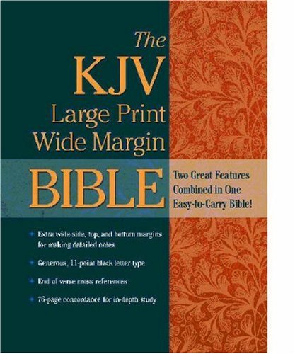 Stock image for The KJV - Large Print - Wide Margin Bible for sale by Shasta Library Foundation