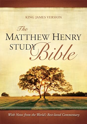 Beispielbild fr The Matthew Henry Study Bible (Hardcover, Red Letter) zum Verkauf von BooksRun