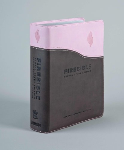 Beispielbild fr New International Version Fire Bible Chocolate/Pink Flexisoft Leather (Hendrickson Bibles) zum Verkauf von tLighthouse Books