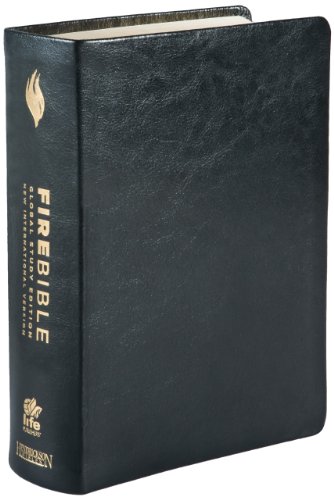 Beispielbild fr FireBible, Global Study Edition: New International Version Black Genuine Leather zum Verkauf von GF Books, Inc.