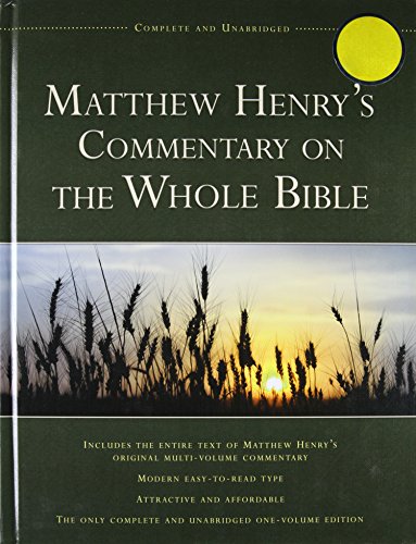 9781598566123: Matthew Henry's Commentary on the Whole Bible: Complete and Unabridged