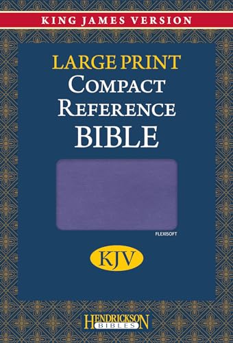 Beispielbild fr KJV Large Print Compact Reference Bible (Flexisoft, Lavender, Red Letter) zum Verkauf von Wizard Books