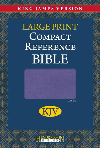 9781598566215: Compact Reference Bible-KJV-Large Print: King James Version Lilac Flexisoft Reference