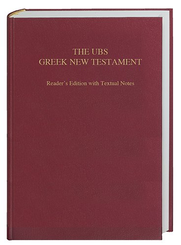 9781598566338: The UBS Greek New Testament, Reader's Edition (Greek Edition)