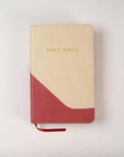 9781598566901: The Holy Bible: King James Version, Brick Red/sand, Imitation Leather, Personal Size Giant Print Reference Bible