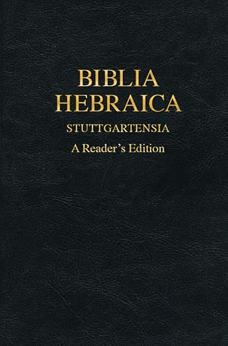 Beispielbild fr Biblia Hebraica Stuttgartensia: A Reader's Edition (Hebrew Edition) zum Verkauf von BooksRun