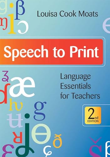 Stock image for Speech to Print: Language Essentials for Teachers, Second Edition for sale by Hippo Books