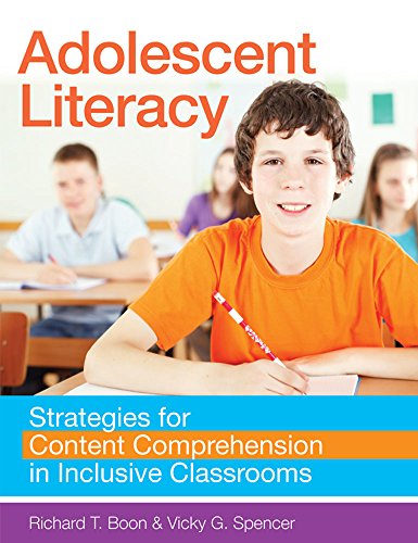 Imagen de archivo de Adolescent Literacy: Strategies for Content Comprehension in Inclusive Classroom a la venta por BooksRun