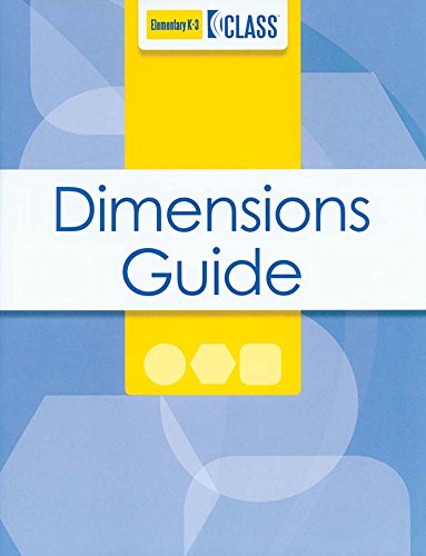9781598572308: Classroom Assessment Scoring System (CLASS) Dimensions Guide, K-3