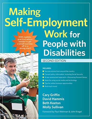 Imagen de archivo de Making Self-Employment Work for People with Disabilities a la venta por SecondSale